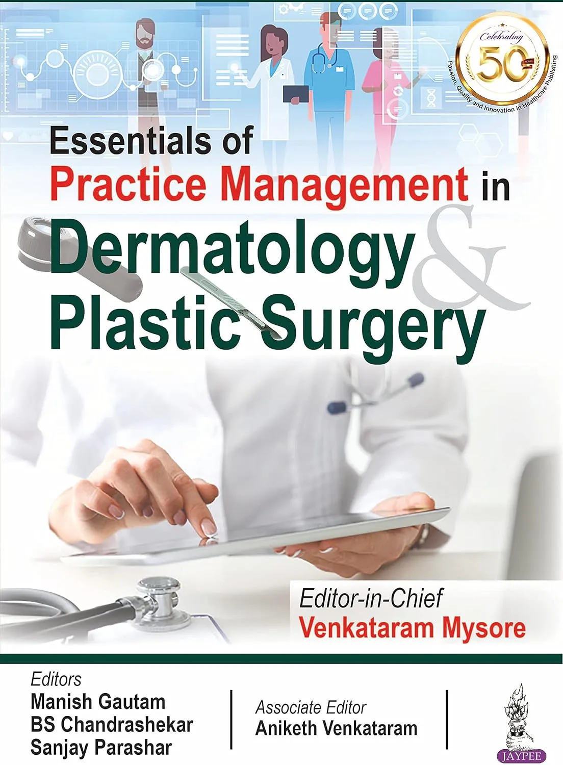 Book cover: Textbook of Plastic, Reconstructive, and Aesthetic Surgery by Dr. Sanjay Parashar