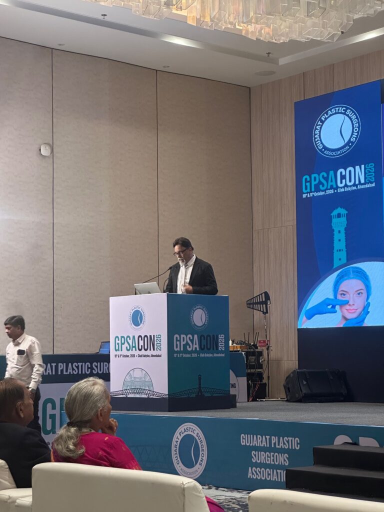 Dr Sanjay Parashar speaking at GPSACON 2026, Ahmedabad